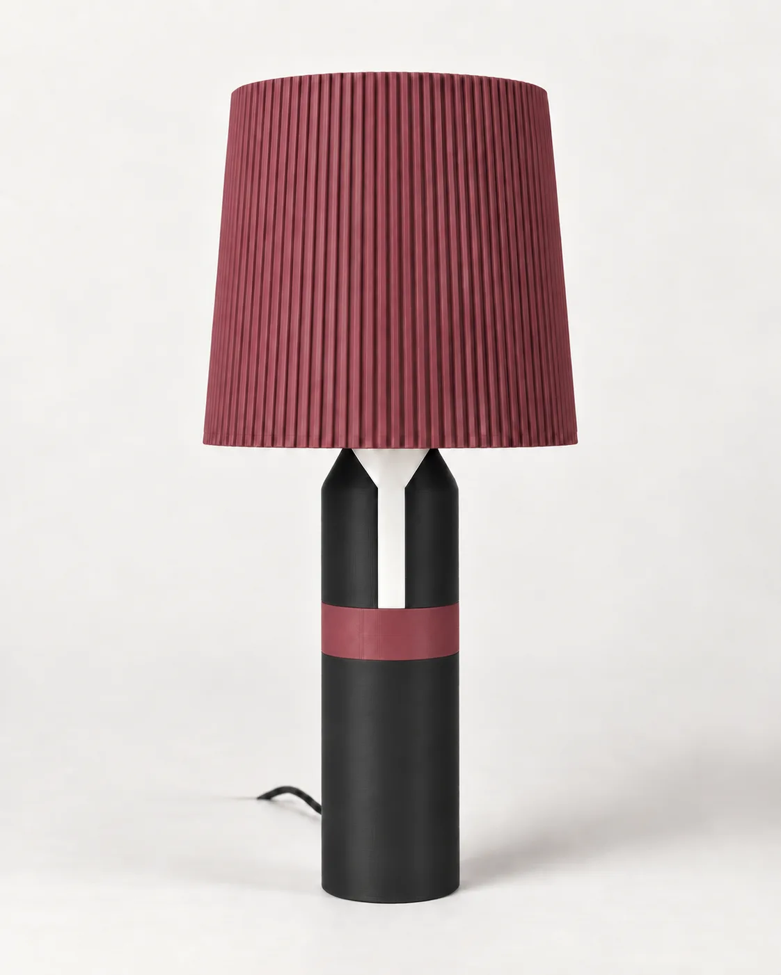 Mjere lampe Feslija Bordo i crna
